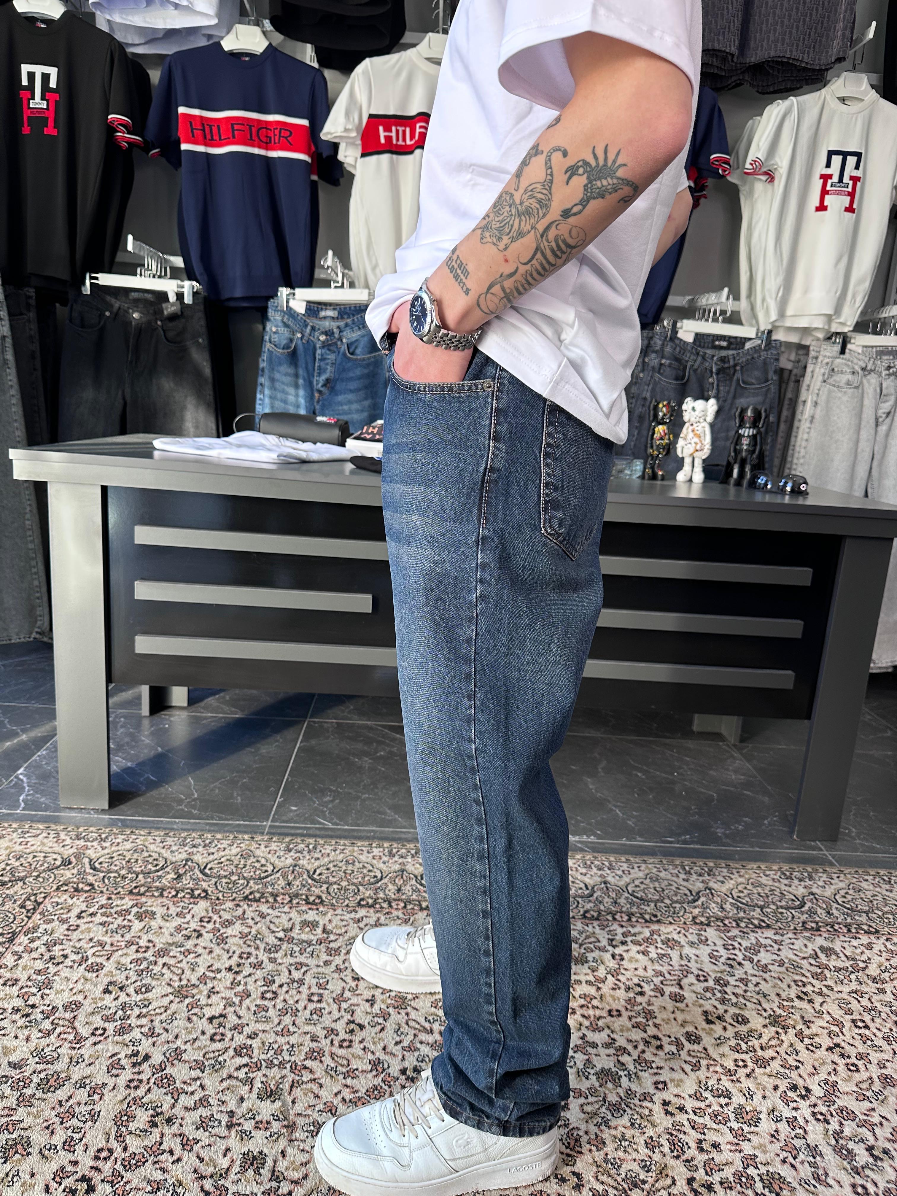 EXPR - BAGGY KOYU MAVİ JEAN