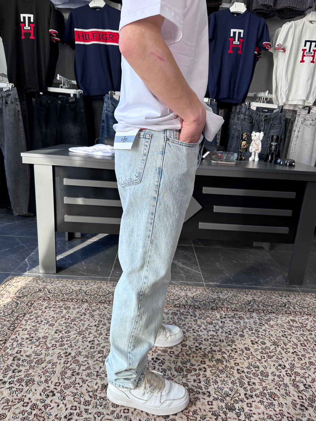 EXPR - BAGGY BUZ MAVİSİ JEAN