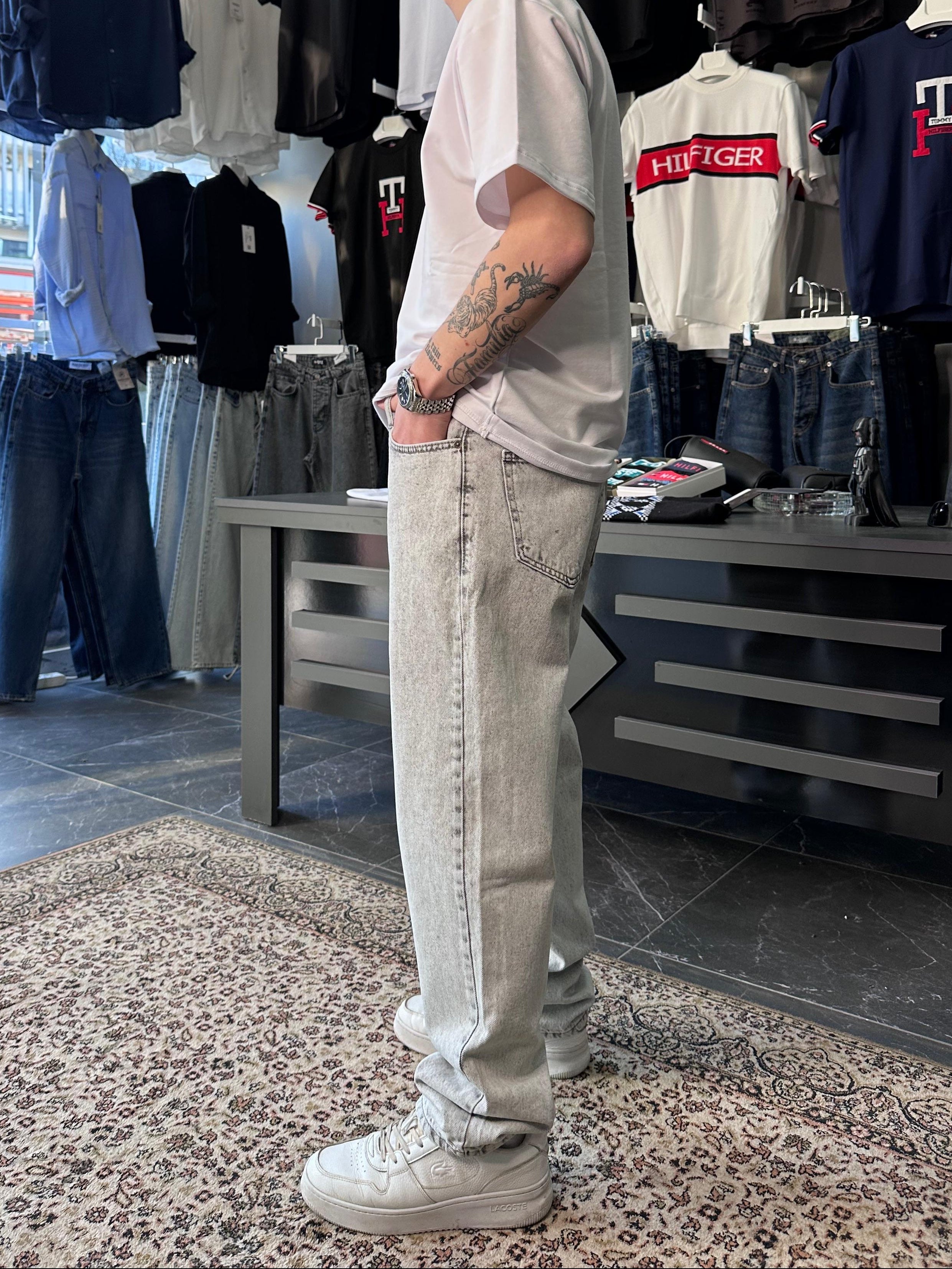 EXPR - BAGGY TAŞ RENGİ JEAN