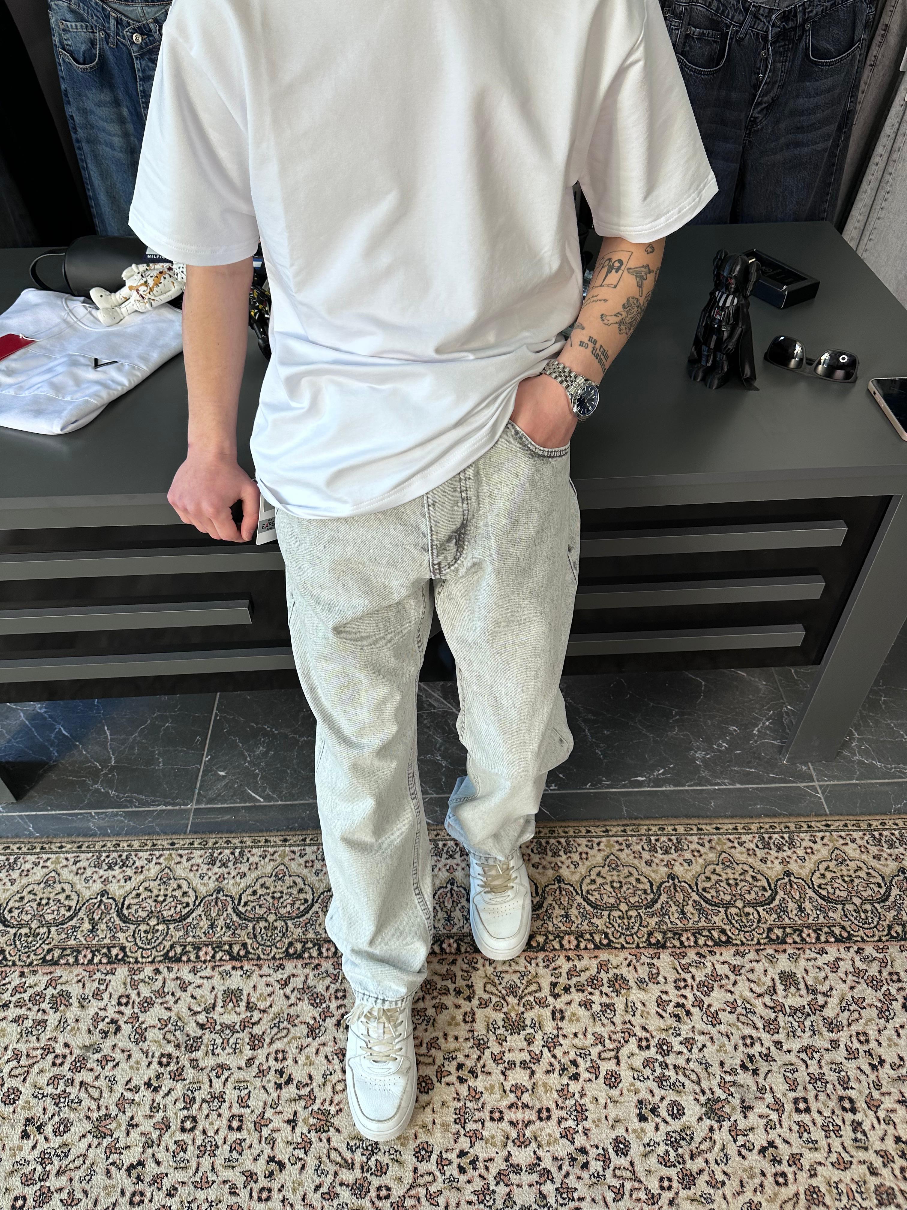 EXPR - BAGGY TAŞ RENGİ JEAN