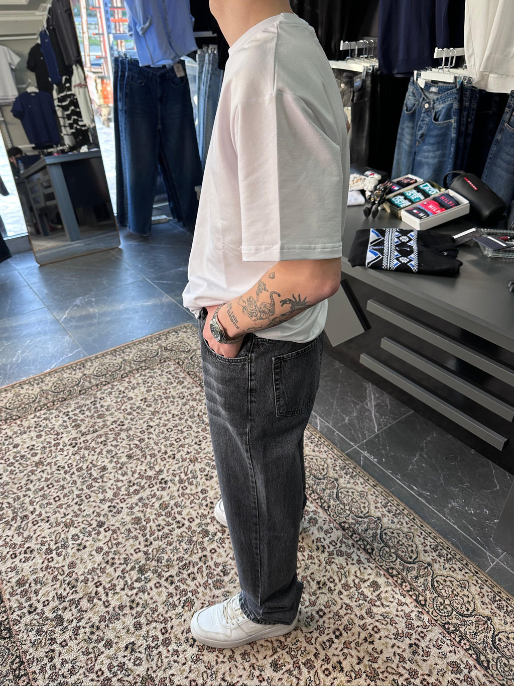 EXPR - BAGGY GRİ JEAN