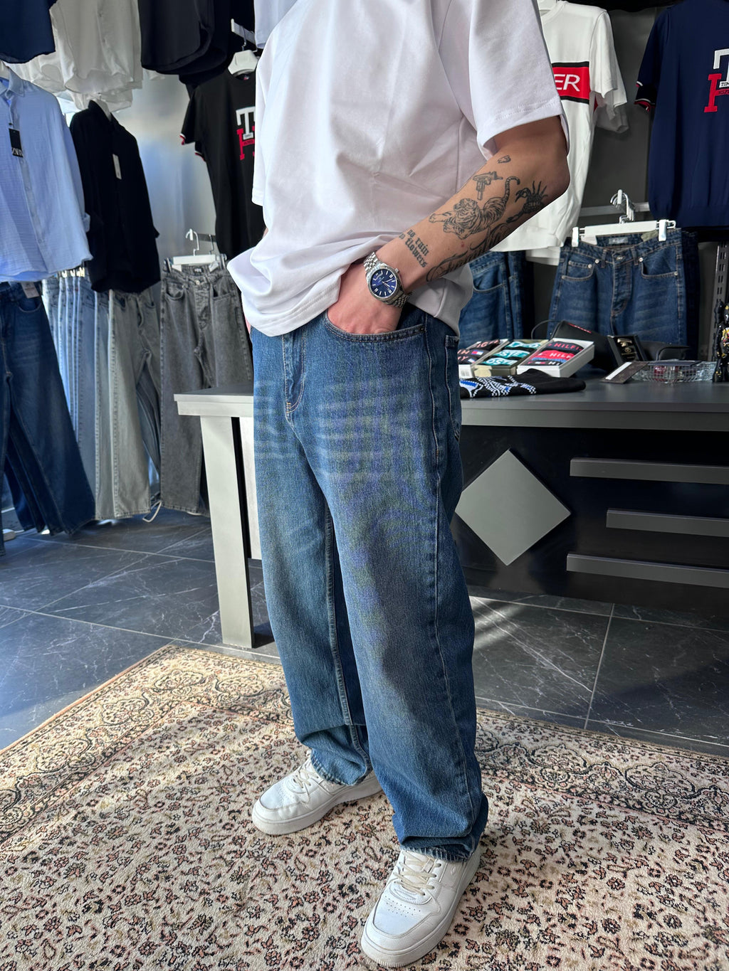 MRTMX - BAGGY MAVİ JEAN