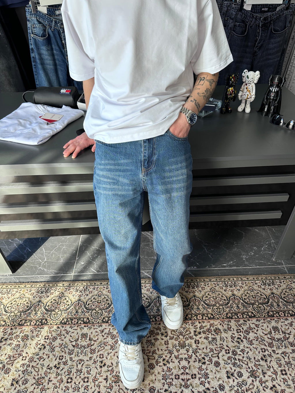 MRTMX - BAGGY MAVİ JEAN