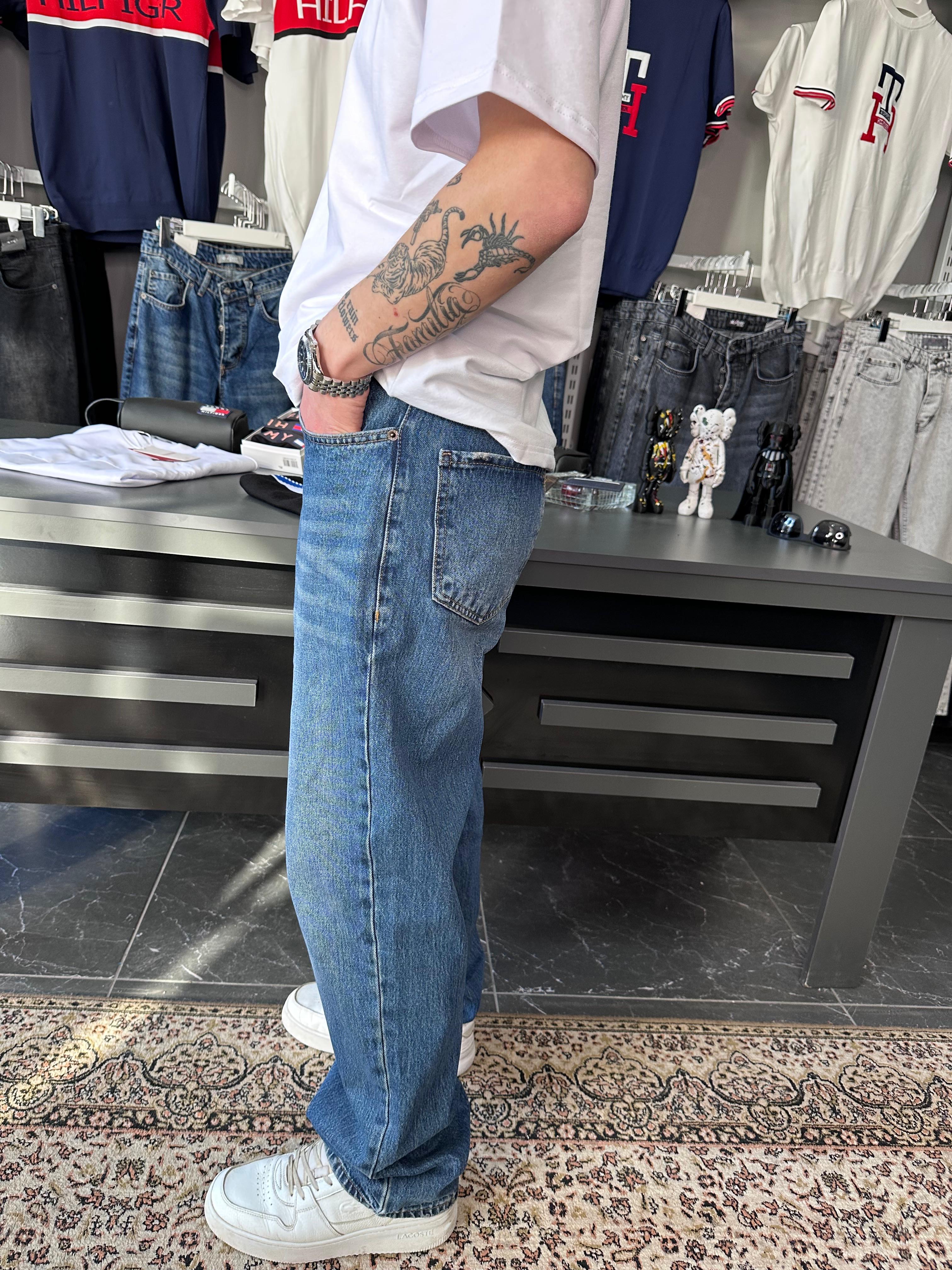 MRTMX - BAGGY MAVİ JEAN