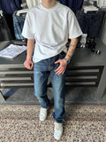 EXPR - BAGGY MAVİ DİKİŞ DETAYLI JEAN