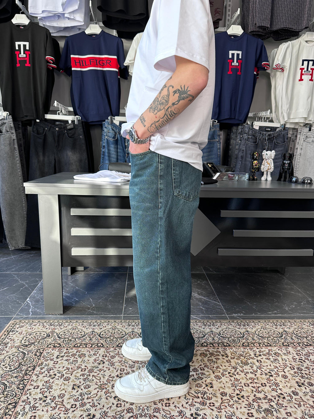 MRTMX - BAGGY YEŞİL JEAN