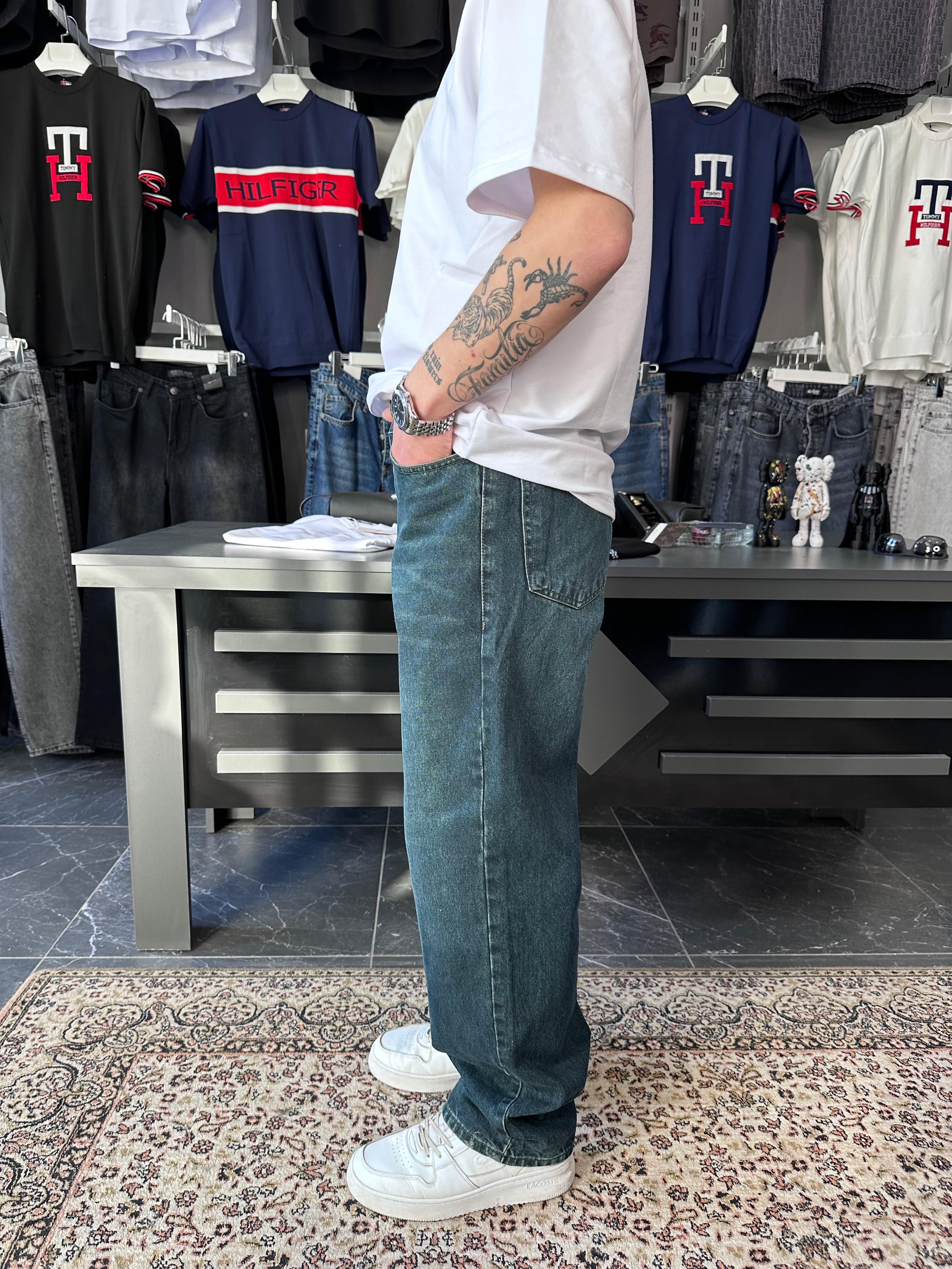 MRTMX - BAGGY YEŞİL JEAN