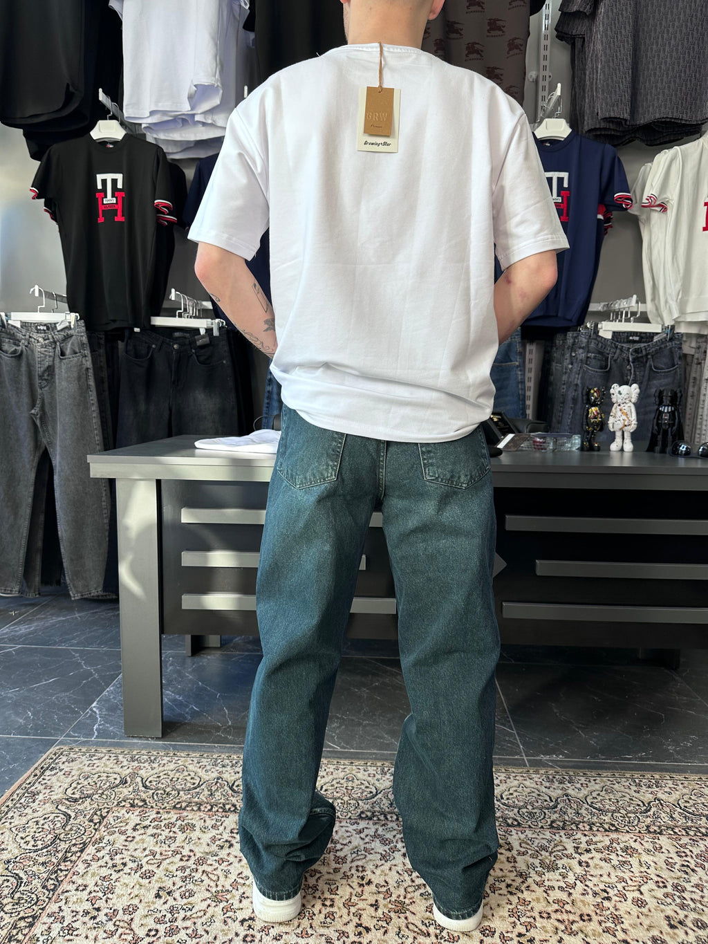 MRTMX - BAGGY YEŞİL JEAN